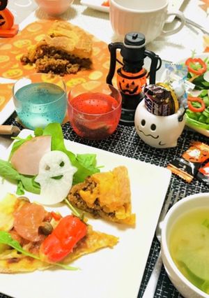 簡単ハロウィンごはん・ハロウィンディナー-レシピのメイン写真