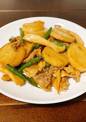 長芋の醤油炒め＊-レシピのメイン写真