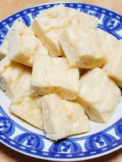 レンジdeもっちりお豆腐蒸しケーキ-レシピのメイン写真