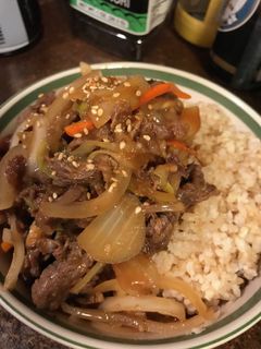 ご飯がススム韓国風牛丼【プルコギ丼】-レシピのメイン写真