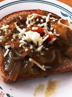 ♪♪あまりのカレーでカレートースト♪♪♪-レシピのメイン写真