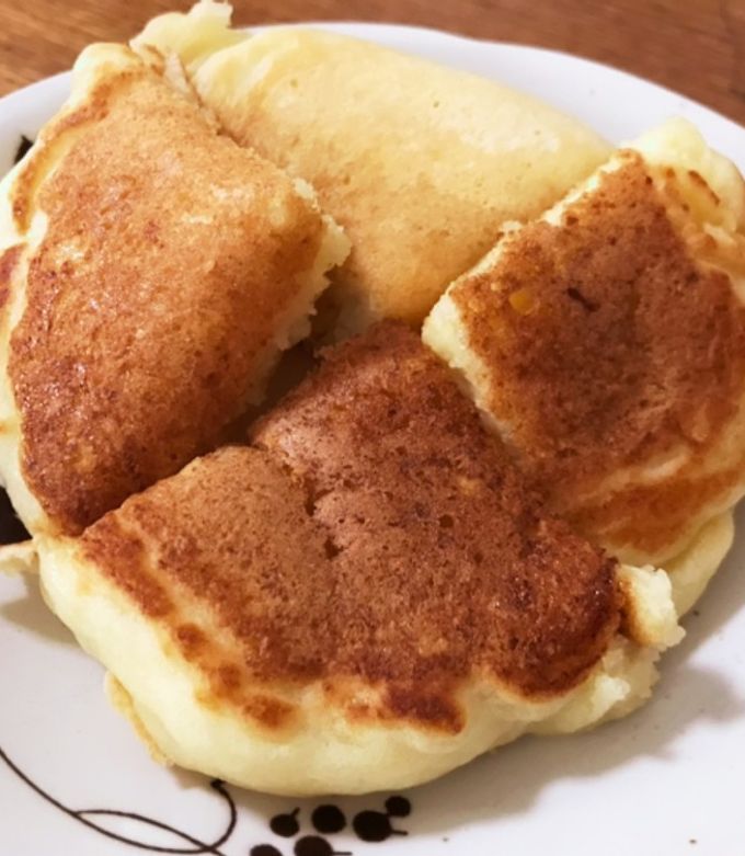 ふわふわもちもち豆腐パンケーキ-レシピのメイン写真