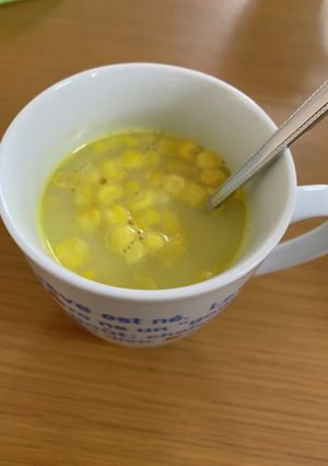 コーンましまし（笑）スープ-レシピのメイン写真