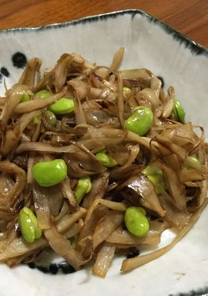 ☆きんぴらごぼう レンコン めんつゆ味-レシピのメイン写真