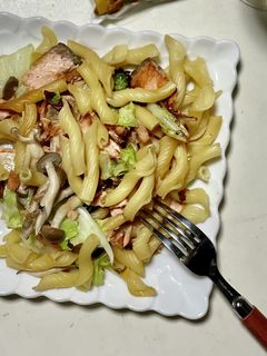 簡単!鮭とキャベツの和風パスタ♪-レシピのメイン写真