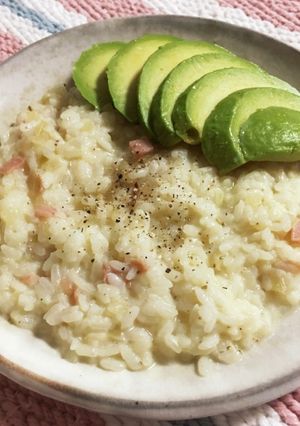 混ぜてチン♪残りご飯で簡単チーズリゾット-レシピのメイン写真