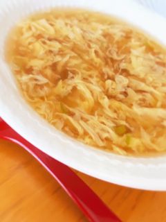 中華屋さんのふんわり卵スープ(醤油)-レシピのメイン写真