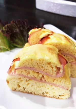 発酵不要！ホットケーキミックスでパン-レシピのメイン写真