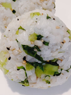 野沢菜おにぎり☆簡単-レシピのメイン写真