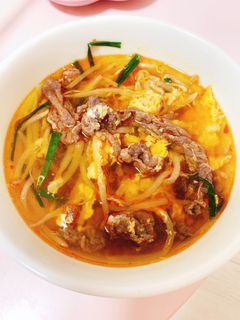 レンジで簡単!ユッケジャンスープ-レシピのメイン写真