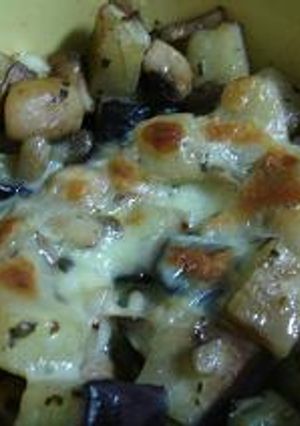 なすときのこのグラタン☆バジル風味-レシピのメイン写真