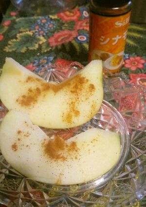 手軽に温活!生リンゴにもシナモン-レシピのメイン写真