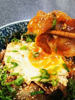 簡単&定番☆とろりコク旨♪生姜焼き丼-レシピのメイン写真