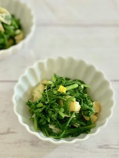水菜と油あげの煮浸し-レシピのメイン写真