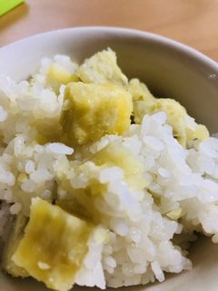 1番簡単なサツマイモご飯-レシピのメイン写真