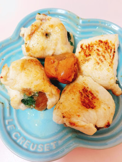 ムネ肉の梅しそ巻き-レシピのメイン写真