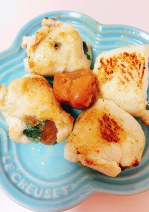 ムネ肉の梅しそ巻き-レシピのメイン写真