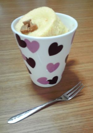 マグカップケーキINキャラメル♪-レシピのメイン写真