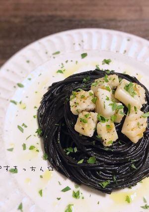 バターソテーいかのいかすみソース-レシピのメイン写真