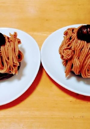 チョコパイde簡単モンブラン♪-レシピのメイン写真
