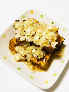 厚揚げのネギソース焼-レシピのメイン写真