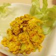 煮物南瓜とアボカドのクリームチーズサラダ