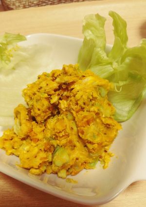 煮物南瓜とアボカドのクリームチーズサラダ-レシピのメイン写真