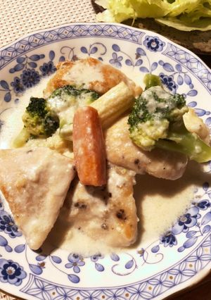 鶏胸肉のミルク煮-レシピのメイン写真