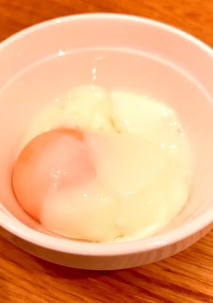 簡単ほったらかしで♪温泉玉子-レシピのメイン写真