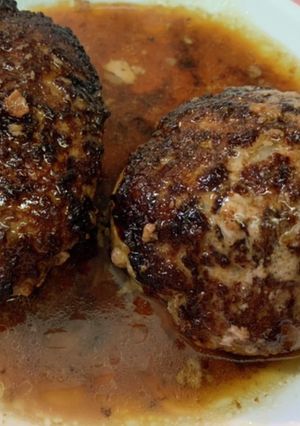 リュウジの至高のハンバーグ、我が家の分量-レシピのメイン写真