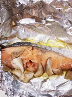 冷凍鮭切り身のホイル焼き-レシピのメイン写真