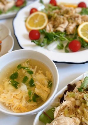 ふわっとたまごスープ-レシピのメイン写真
