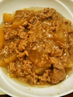 $大根とひき肉のそぼろ煮$-レシピのメイン写真