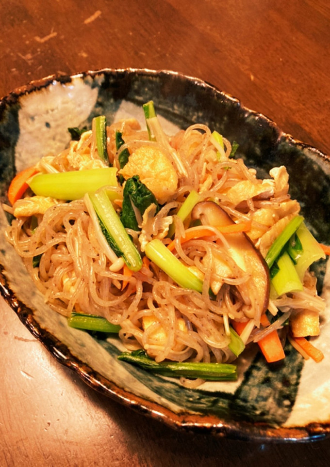 麺つゆだけで！簡単 白滝の五目炒め煮-レシピのメイン写真