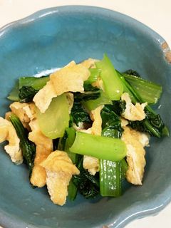小松菜と油揚げのお浸し-レシピのメイン写真