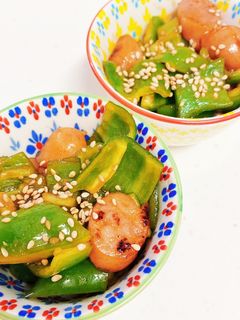 ピーマンとウインナーの焼き肉のタレ炒め-レシピのメイン写真