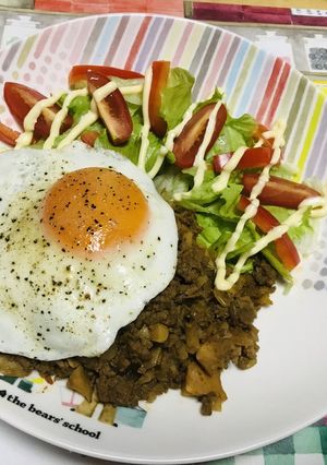 ハンバーグよりお手軽☆タコライス-レシピのメイン写真