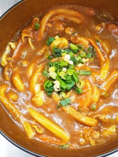 昨日の、残りのカレーで、カレーうどん-レシピのメイン写真