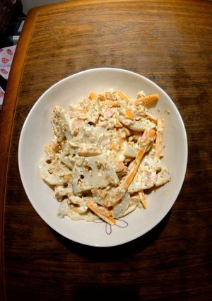 茹で根菜＆ベーコンの味噌マヨサラダ-レシピのメイン写真