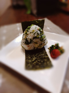 手作り菜飯チーズのおにぎり-レシピのメイン写真
