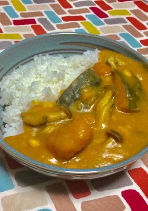超簡単☆ほっくりポクポクかぼちゃカレー♫-レシピのメイン写真