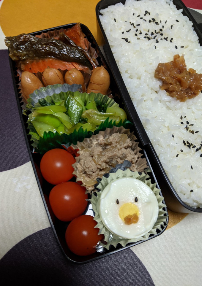 おいしいね♪普通の鮭弁当-レシピのメイン写真