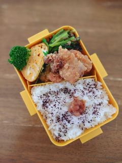 生姜たっぷり唐揚げ弁当♪-レシピのメイン写真