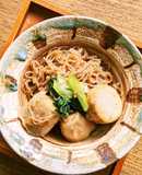 旨しなエコ！魚煮汁de里芋コンニャク煮