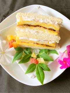 那古野の華入り玉子焼きサンドイッチ-レシピのメイン写真