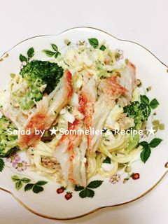 ブロッコリーと茹で卵とツナのスパサラダ☆-レシピのメイン写真