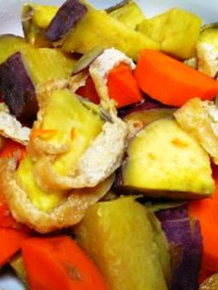 秋色♪さつまいもとにんじんの煮物-レシピのメイン写真