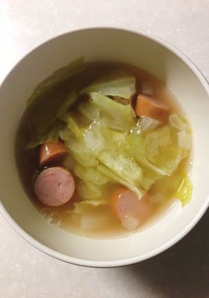 キャベツと玉ねぎのあったかスープ-レシピのメイン写真