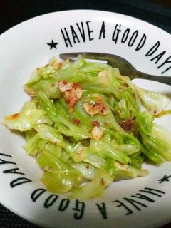 キャベツとアンチョビのソテー(サイゼ風)-レシピのメイン写真