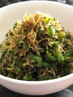 ピーマンとおじゃこの炒め煮-レシピのメイン写真